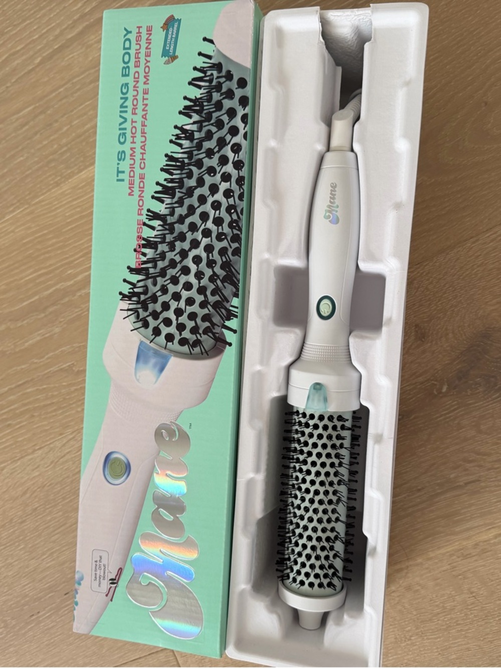 Mane medium thermal brush